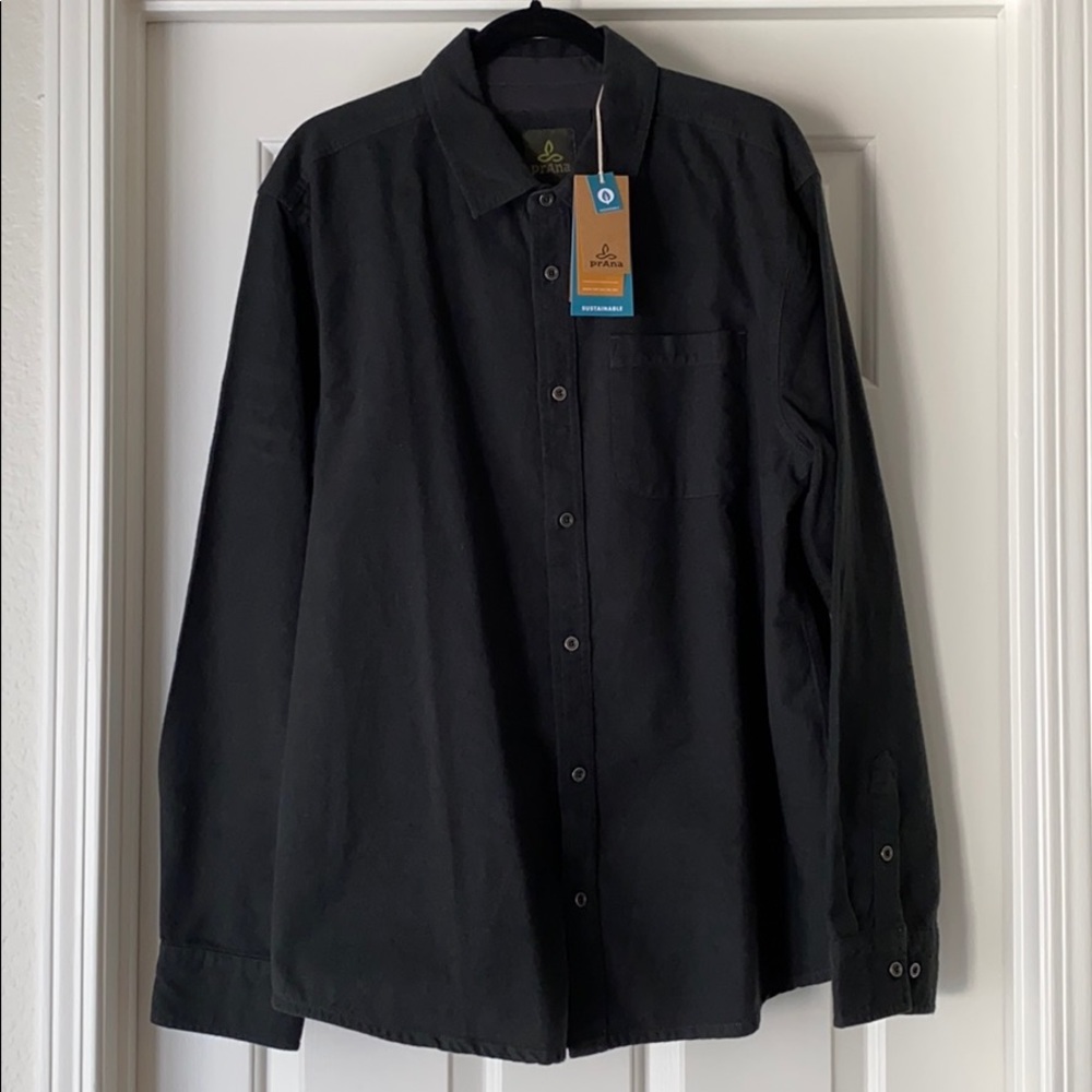prAna Men’s Woodman Flannel Shirt